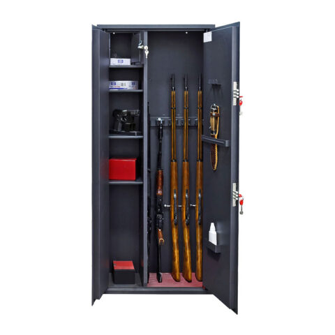 Шкаф для хранения оружия «ОК-10т» ключевой сейфовый замок