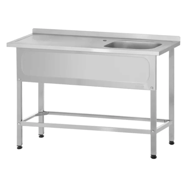 Ванна с рабочей поверхностью РПЦн 1200 «Norma Ral» м/о 400x500x250 (правая , ножка профильная)