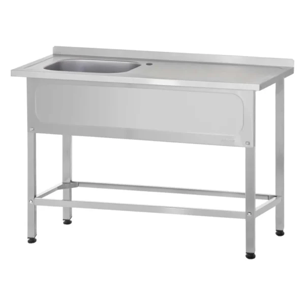 Ванна с рабочей поверхностью РПЦн 1200 «Norma Ral» м/о 400x400x250 (левая , ножка профильная)