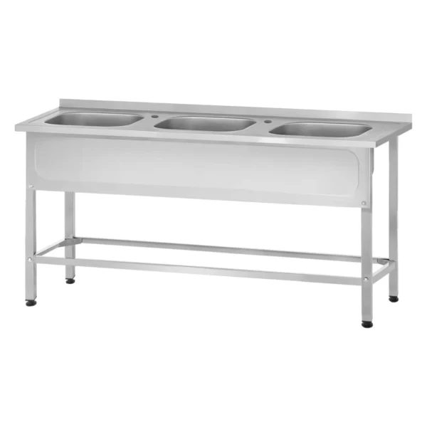 Ванна моечная ВМЦн 1500 «Norma Inox» м/о 400x500x250/3 (ножка профильная)